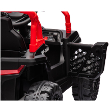                             Dětské elektrická Bugina UTV červená + dálkový ovladač                        