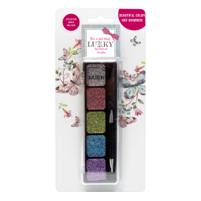 LUKKY gelové oční stíny se třpytkami 5 odstínů T15392
