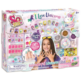 TASIA - Nalepovací nehty jednorožec