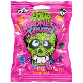 EXTRA KYSELÉ bonbóny 60g SOUR MADNESS mix příchutí