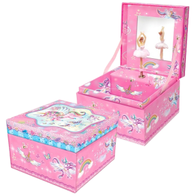 Šperkovnice s hudbou - Jednorožec s baletkou