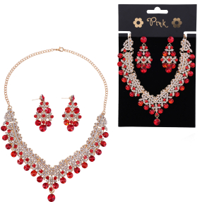PINK - set Náhrdelník a náušnice Princess Dream