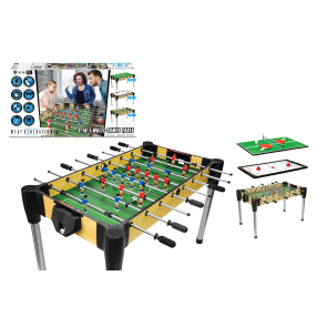 Herní stůl 3v1 - hokej, fotbal, ping-pong 122 cm