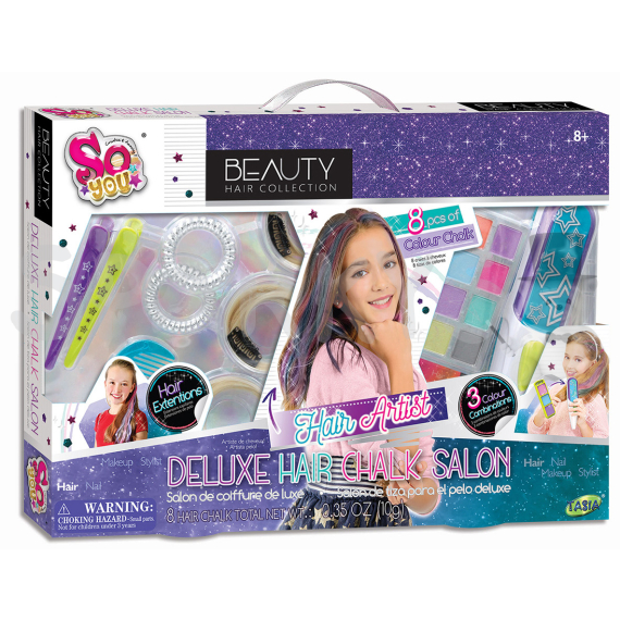 TASIA - Deluxe vlasový salon - 8 barevných křid, barvící stroj                    