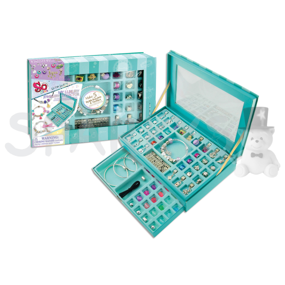 TASIA - Luxusní sada na výrobu náramků s přívěsky 70 ks                    